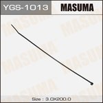 YGS-1013, Хомут пластиковый 3,0 x 200 черный MASUMA