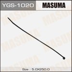 YGS-1020, Хомут пластиковый 5,0 x 250 черный MASUMA