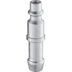 IRP 066806P2, Treated Steel Plug for Pneumatic Quick Connect Coupling, 6mm Hose Barb