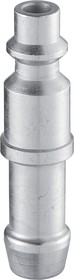 Фото 1/3 IRP 066806P2, Treated Steel Plug for Pneumatic Quick Connect Coupling, 6mm Hose Barb