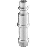IRP 066810P2, Treated Steel Plug for Pneumatic Quick Connect Coupling, 10mm Hose Barb