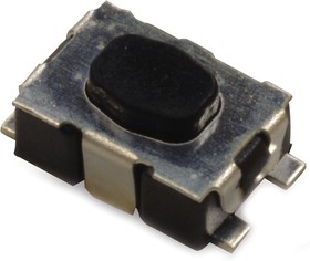 Фото 1/2 KMR442NG LFS, IP40 Black Button Tactile Switch, SPST 50 mA 2.11mm Surface Mount