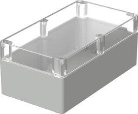 Фото 1/2 02255100, Euromas Series Polycarbonate General Purpose Enclosure, IP65, 360 x 200 x 149.5mm