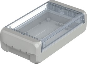 Фото 1/3 96023145 B 140804 PC-V0-G-7035, Bocube Series Polycarbonate General Purpose Enclosure, IP66, IP68, Flanged, 151 x 80 x 40mm