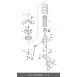 1K0412303H, Отбойник амортизатора передн.(полиуритан)