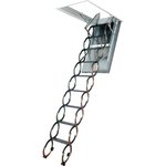 Металлическая огнестойкая лестница LSF 60х90 см, высота 300 см 860123