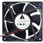 AFB1248HHE, DC Fans DC Tubeaxial Fan, 120x38mm, 48VDC, Ball Bearing, Lead Wires ...