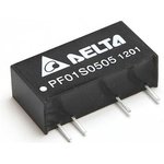 PF01S0505A, Isolated DC/DC Converters - Through Hole DC/DC Converter, 5Vout, 1W