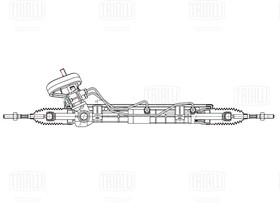 Фото 1/4 CRS7704, Рулевой механизм (рейка) гидравлич. для а/м Лада X-Ray (14-)/Renault Logan II (12-) (CRS 7704)