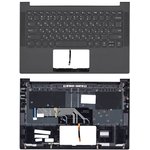 Клавиатура (топ-панель) для ноутбука Lenovo IdeaPad Yoga Slim 7-14IIL05 черная с ...