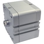 Pneumatic Compact Cylinder - 100mm Bore, 100mm Stroke, Double Acting