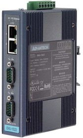 EKI-1522, Serial Device Server, 100 Mbps, Serial Ports - 2, RS232 / RS422 / RS485