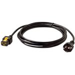 AP8755, AC Power Cable, DE/FR Type F/E (CEE 7/7) Plug - IEC 60320 C19, 3m, Black