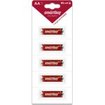 Батарейка алкалиновая Smartbuy LR6/5B strip (60/600) (SBBA-2A05B)