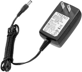 WSU090-1300, Wall Mount AC Adapters 100-240V Wall Plug-In Pwr Supply 9.0VDC@1300mA cUL/CE, Center POS, PLUG = 2.1mm(ID) x 5.5mm(OD) x 11mm(L