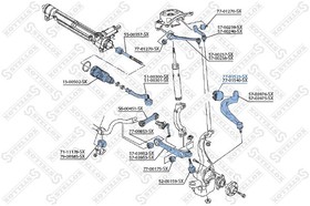 77-01523-SX, 77-01523-SX_сайлентблок переднего нижнего заднего рычага !\ Audi A4/S4/Allroad/A5/Q5 08