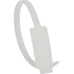 0 320 63, Cable Tie, Self Lock Head, 180mm x 4.6 mm, Natural Polyamide, Pk-100