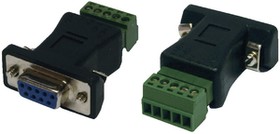 EX-47999, Adapter DB9F - Screw Terminals, Terminal Block / D-Sub 9-Pin Socket