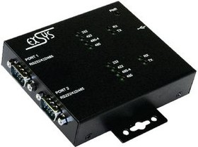 EX-1333VIS, USB Serial Converter with Surge Protection, RS232 / RS422 / RS485, 2 DB9 Male