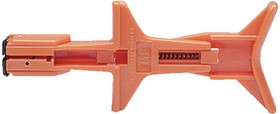WT 1, Cable Tie Tensioning Tool, 2.4 ... 4.8mm, Orange