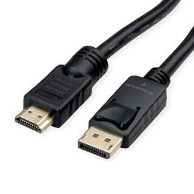 11.04.5777-5, Male DisplayPort to Male HDMI Display Port Cable, 3840 x 2160, 10m