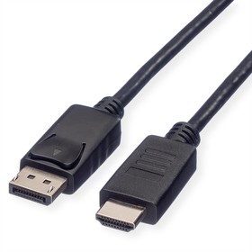 11.04.5779-10, Male DisplayPort to Male HDMI Display Port Cable, 4096 x 2560, 1.5m