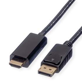 11.04.5788-10, Male DisplayPort to Male HDMI Display Port Cable, 3840 x 2160, 5m