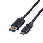 11.44.9010-20, USB 3.2 Cable, Male USB A to Male USB C Cable, 0.5m