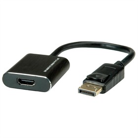 12.03.3164-10, Male HDMI to Female DisplayPort Display Port Cable, 4K, 150mm