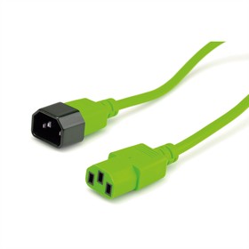 19.08.1534-25, Straight IEC C14 Plug to Straight IEC C13 Socket Power Cable, 3m