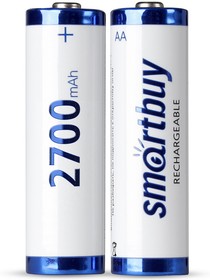 Фото 1/2 Аккумулятор NiMh Smartbuy AA/2BL 2700 mAh (24/240) (SBBR-2A02BL2700)