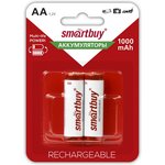 Аккумулятор NiMh Smartbuy AA/2BL 1000 mAh (24/240) (SBBR-2A02BL1000)