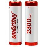 Аккумулятор NiMh Smartbuy AA/2BL 2300 mAh (24/240) (SBBR-2A02BL2300)