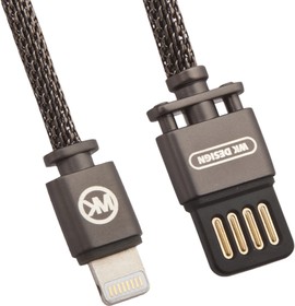 Фото 1/2 USB кабель WK MASTER WDC-030 8 pin для Apple черный