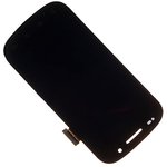 Дисплей (экран) в сборе с тачскрином для Samsung Nexus S GT-I9023 черный