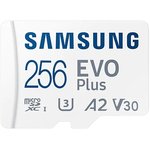 MB-MC256KA/EU, Флеш карта microSD 256GB SAMSUNG EVO PLUS microSDXC Class 10 ...