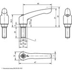 Рычаг зажимной Арт. K0123.1061X25