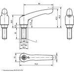 Рычаг зажимной Арт. K0123.2081X30