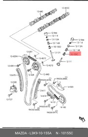 Фото 1/2 L3K910155A, Колпачок маслосъемный Mazda 3, 6, CX-7