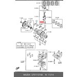 LF0111214A, Болт шатуна MAZDA MPV