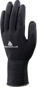 Фото 1/2 VECUT59NO10, Black Polyurethane General Purpose Work Gloves, Size 10, Polyurethane Coating