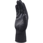 VECUT59NO10, Black Polyurethane General Purpose Work Gloves, Size 10 ...
