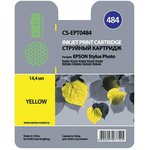 Картридж струйный Cactus CS-EPT0484 желтый для Epson Stylus Photo R200/R220 (14,4ml)