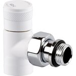 Запорный клапан угловой Tondera 1/2", белый 0670-1500VC0A