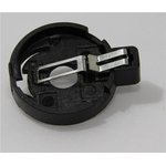 122-7620-GR, Coin Cell Battery Holders 20MM THRU HOLE BLACK