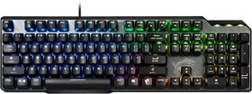 Фото 1/3 Клавиатура проводная Gaming Keyboard MSI VIGOR GK50 ELITE, Wired, Mechanical, with Kailh WHITE BOX Switch, IP56, Multi-layer RGB lighting ef