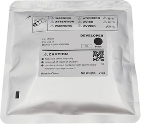 Фото 1/10 Девелопер для KONICA MINOLTA Bizhub C250i/300i/360i (CET) Black, 210г, 1000000 стр,, CET171029