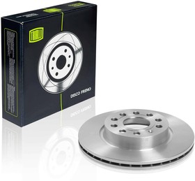 Фото 1/3 DF180106, Диск торм. для а/м Skoda Octavia A5 (04-)/VW Golf V (03-) перед. d=280 (DF 180106)