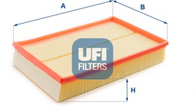 Фото 1/2 UFI Фильтр воздушный 30.164.00
