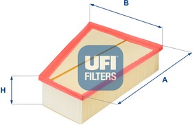 Фото 1/2 UFI Фильтр воздушный 30.331.00